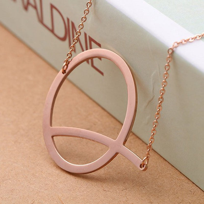 Collier lettres personnaliser
