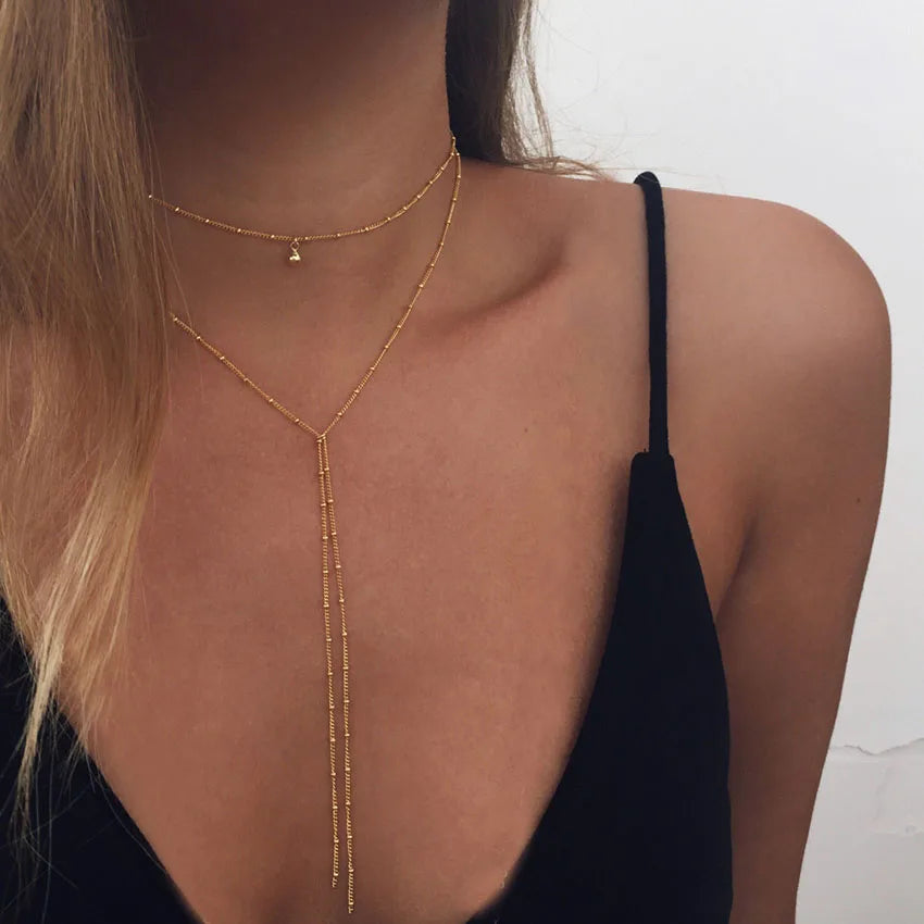 collier de femme ras du cou