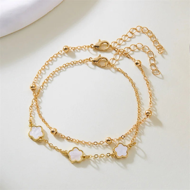 Bracelet design floral taille modifiable