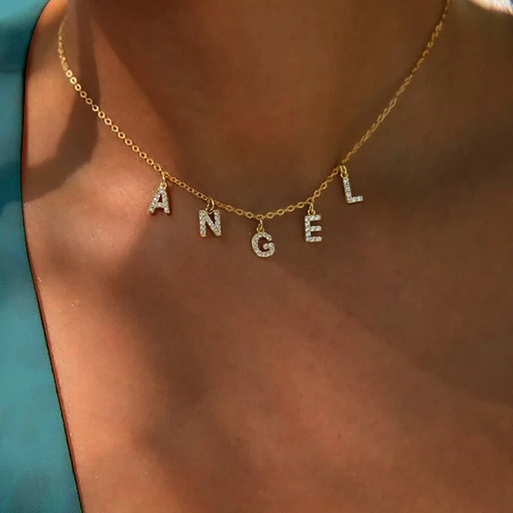 Collier lettres personnalisé